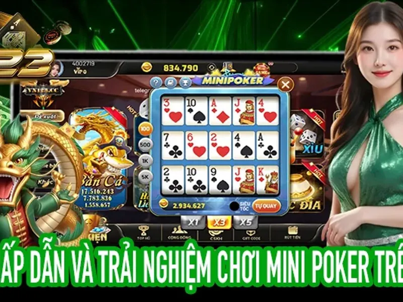 Hình ảnh trò chơi Poker tại win8bet
